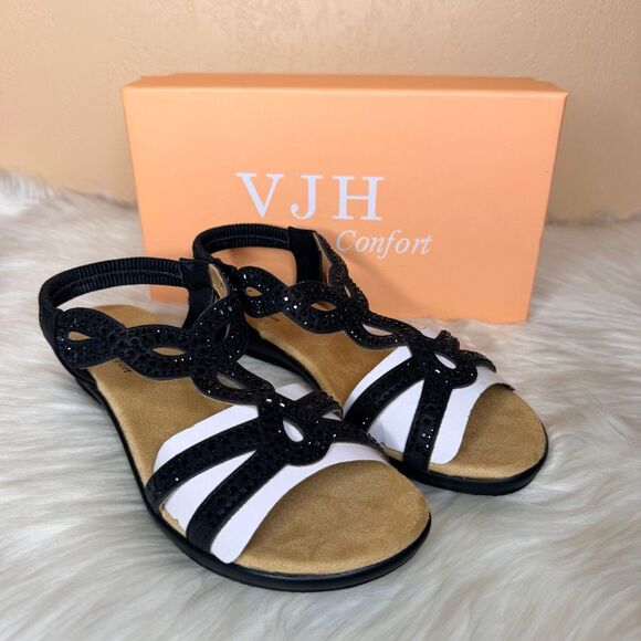 VJH Confort Rhinestone Sandals Size 7.5 - Picture 14 of 15